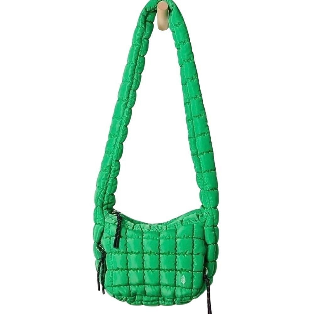 FP Movement Quilted Baby Carryall Sling Bag in Kelly Green Women NWOT